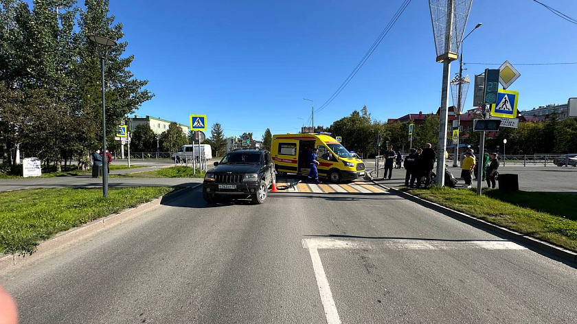 В Салехарде сбили школьницу на велосипеде